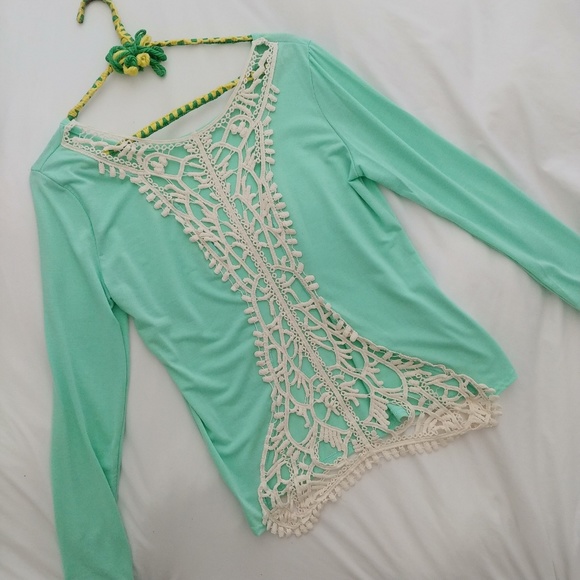 Lace Back Top - Picture 3 of 3